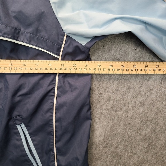 Nike 1/2 Zip Pullover Windbreaker Clima-Fit Jacket Womens LARGE Blue Golf Vented - Picture 6 of 15
